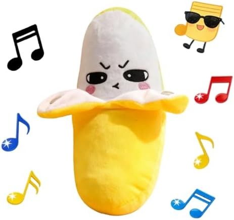 Banana Fruit Sensing Rhythm Toy – Kids Musical Plush Doll