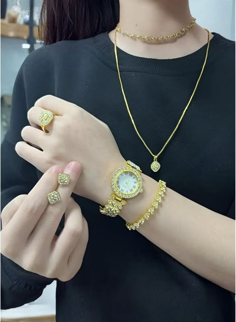A58 Plus 6 IN 1 Smartwatch Set