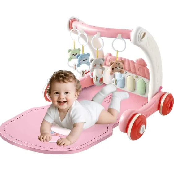 2-in-1 Baby Gym & Walker – Interactive Kids Activity Center