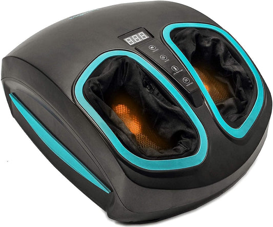 Heated Foot Massager – Deep Kneading, Air Compression & Heat Therapy