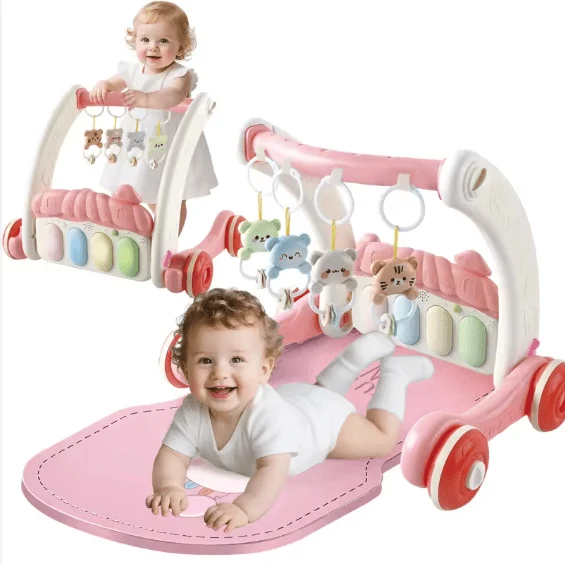 2-in-1 Baby Gym & Walker – Interactive Kids Activity Center