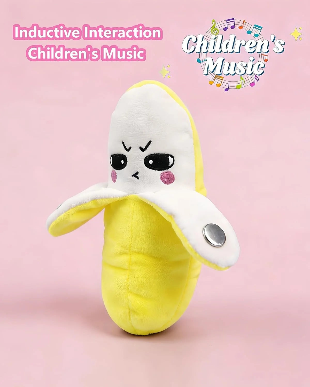 Banana Fruit Sensing Rhythm Toy – Kids Musical Plush Doll