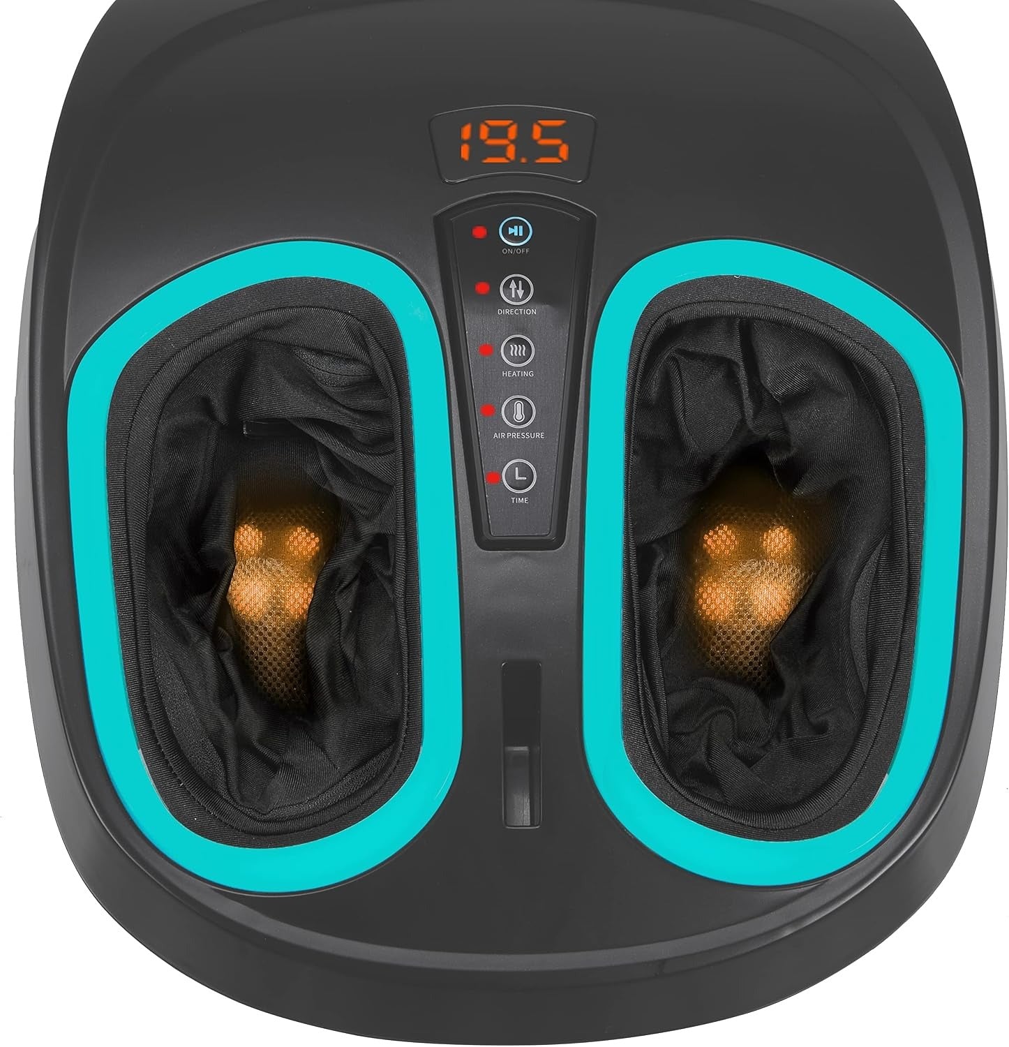 **Heated Foot Massager – Deep Kneading, Air Compression & Heat Therapy**