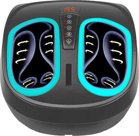 Heated Foot Massager – Deep Kneading, Air Compression & Heat Therapy